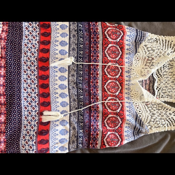 Lucky 🍀 Brand macramé Liberty tank - Picture 3 of 5